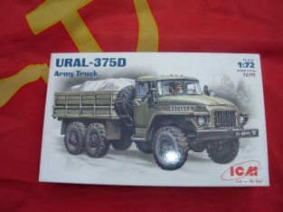 ICM72711  URAL-375D Army truck